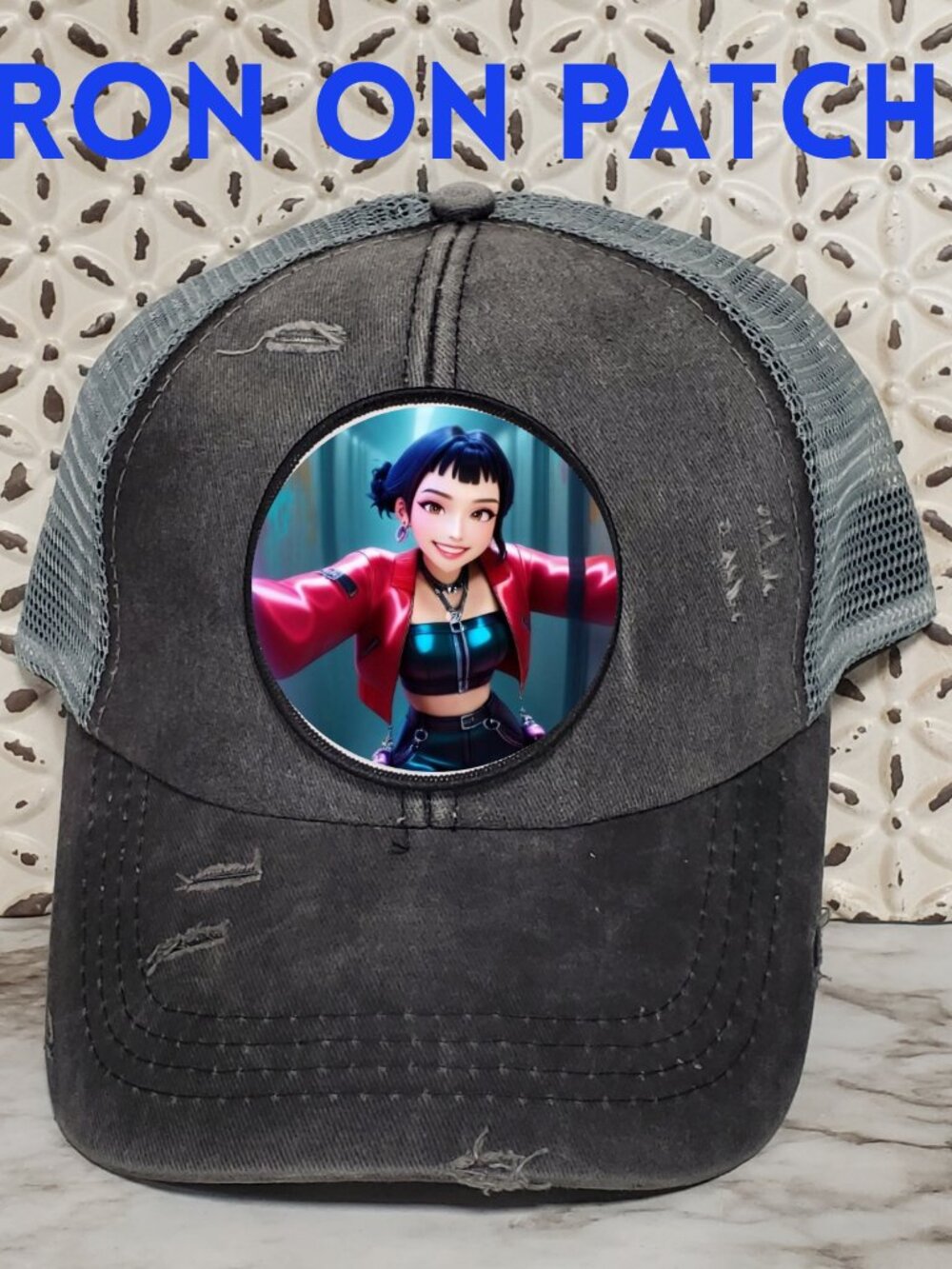 Zoey Kpop Demon Hunters Iron on Patch